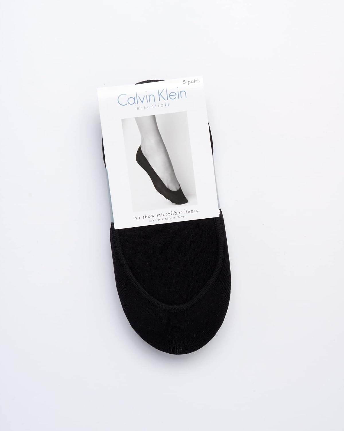 image:imageCalvin Klein Womens Liner Socks 5 Pack Athletic Shoe Sock Liners Lightweight Performance Non Slip No Show Socks for WomenBlack