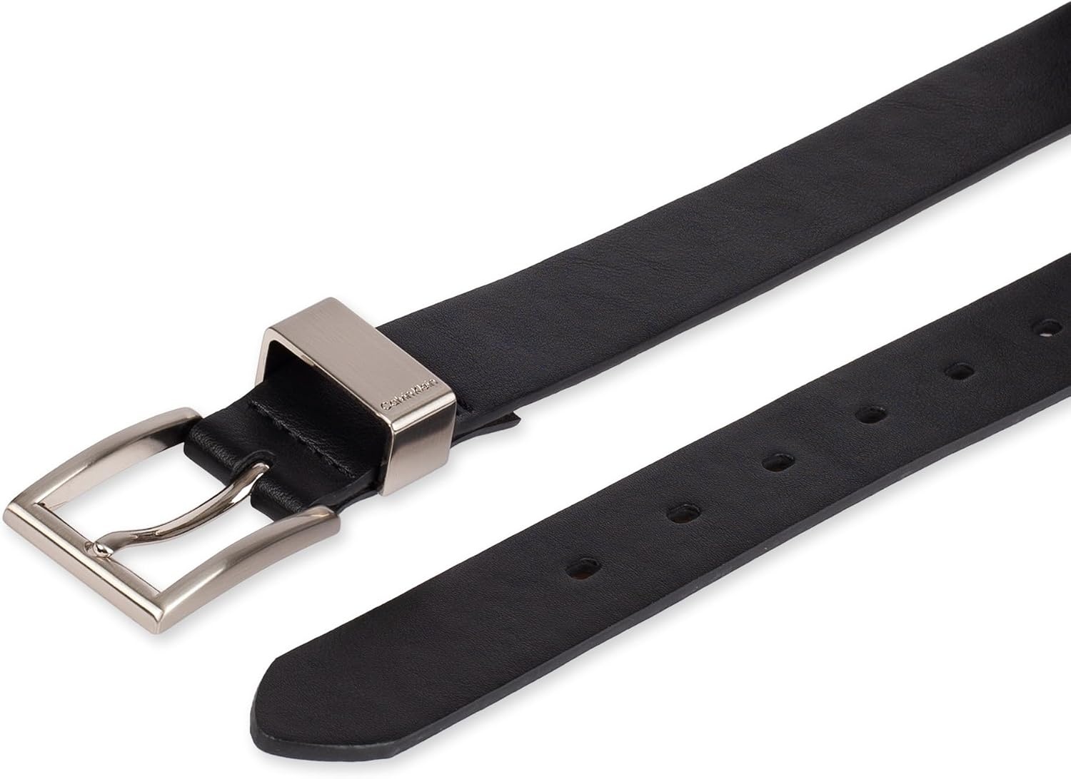 image:imageCalvin Klein Womens Metal Loop Slim 1 Inch Fashion Belt for Trousers Jeans DressesBlack