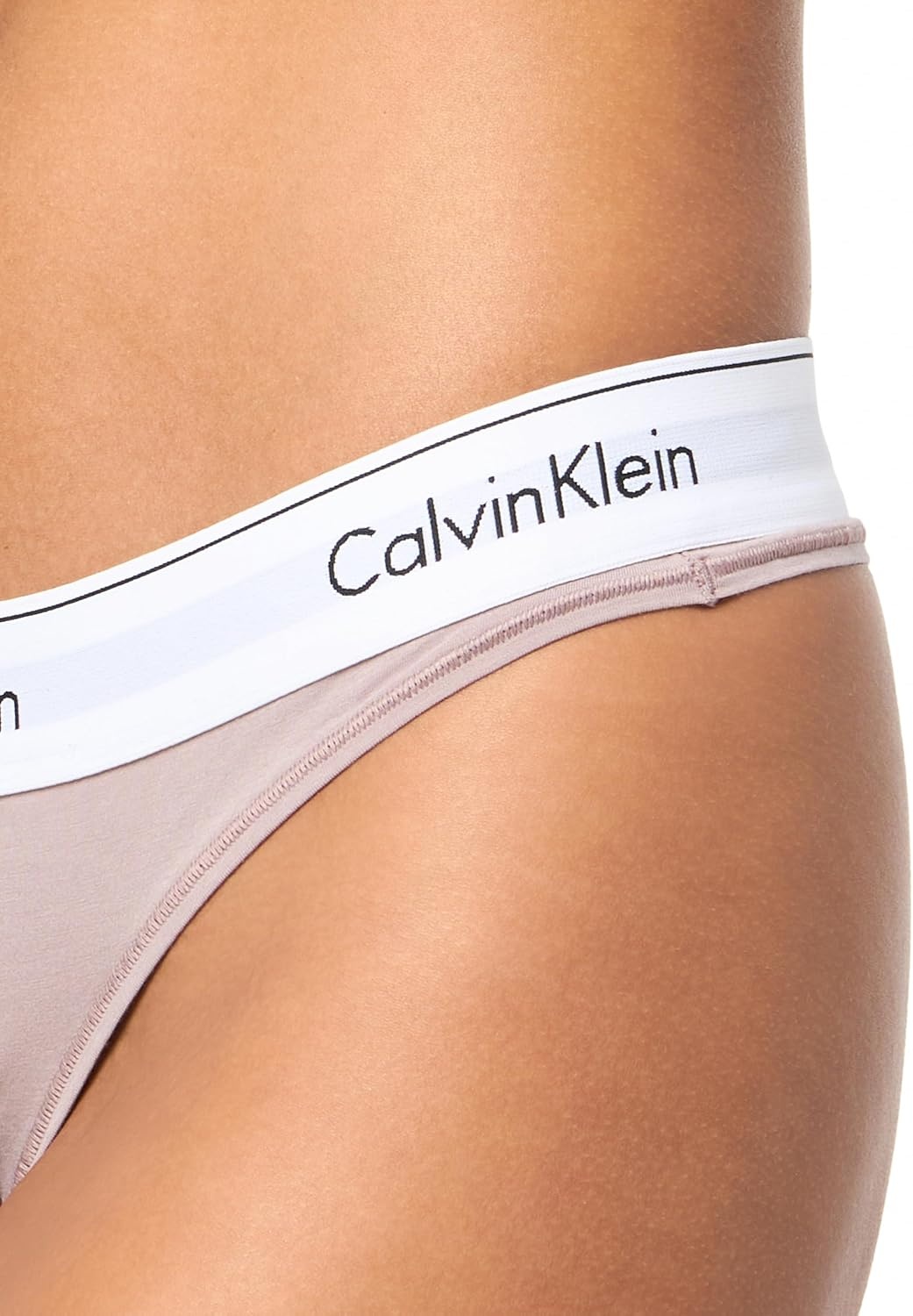 image:imageCalvin Klein Womens Modern Cotton ThongPantySand Trap