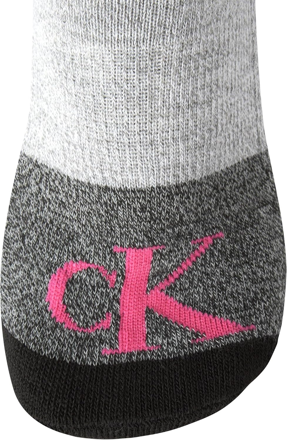 image:imageCalvin Klein Womens No Show Socks 12 Pack Breathable Lightweight Athletic Low Cut Running Socks for WomenGreyBlack Logo