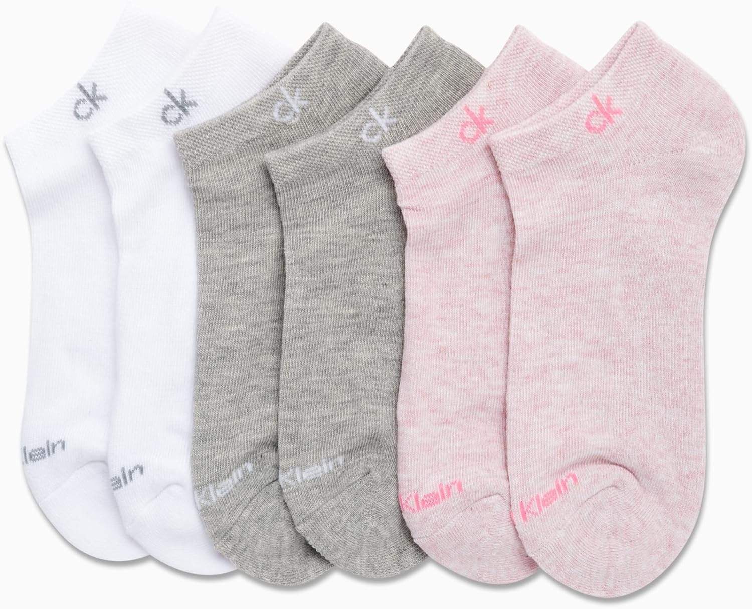 image:imageCalvin Klein Womens No Show Socks 12 Pack Soft Cotton Blend Lightweight Athletic Low Cut Running Socks for WomenAssorted