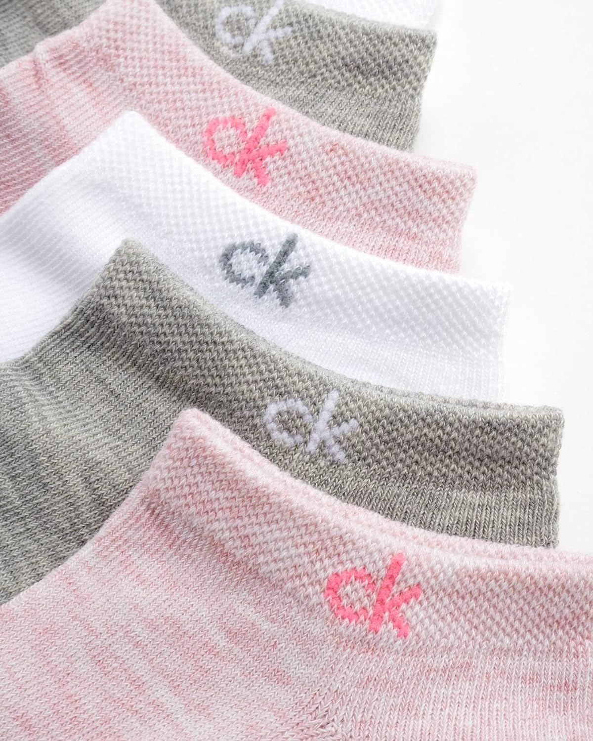 image:imageCalvin Klein Womens No Show Socks 12 Pack Soft Cotton Blend Lightweight Athletic Low Cut Running Socks for WomenAssorted