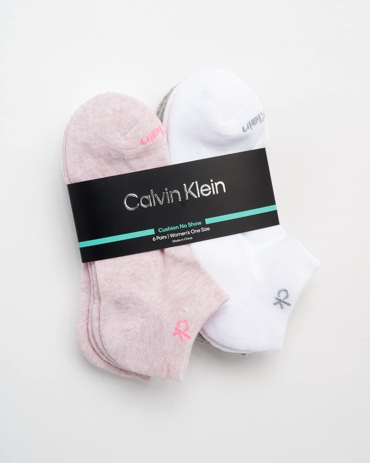 image:imageCalvin Klein Womens No Show Socks 6 Pack Breathable Cotton Blend Athletic Performance Low Cut Running Socks for WomenAssorted