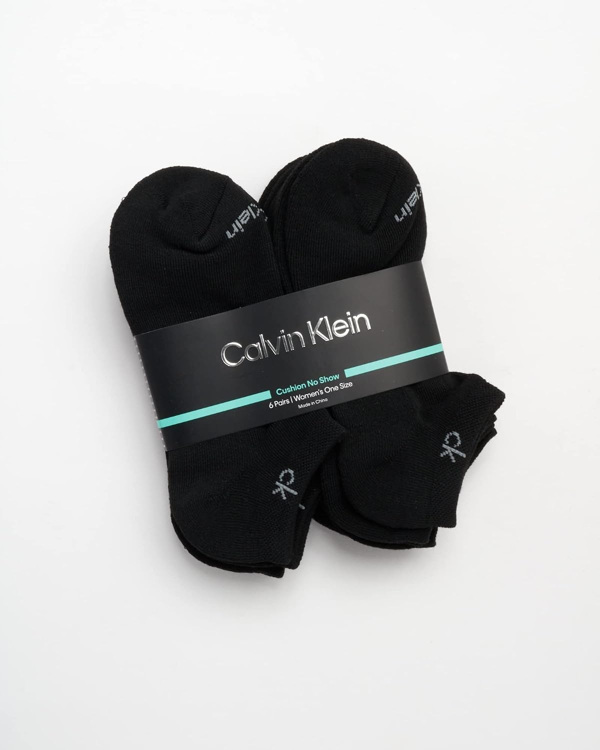 image:imageCalvin Klein Womens No Show Socks 6 Pack Breathable Cotton Blend Athletic Performance Low Cut Running Socks for WomenBlack