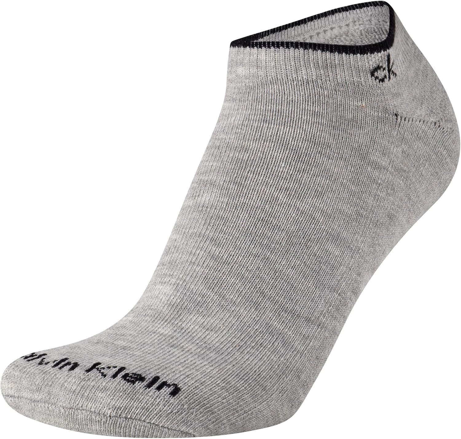 image:imageCalvin Klein Womens No Show Socks 6 Pack Breathable Cotton Blend Athletic Performance Low Cut Running Socks for WomenGrey Assorted