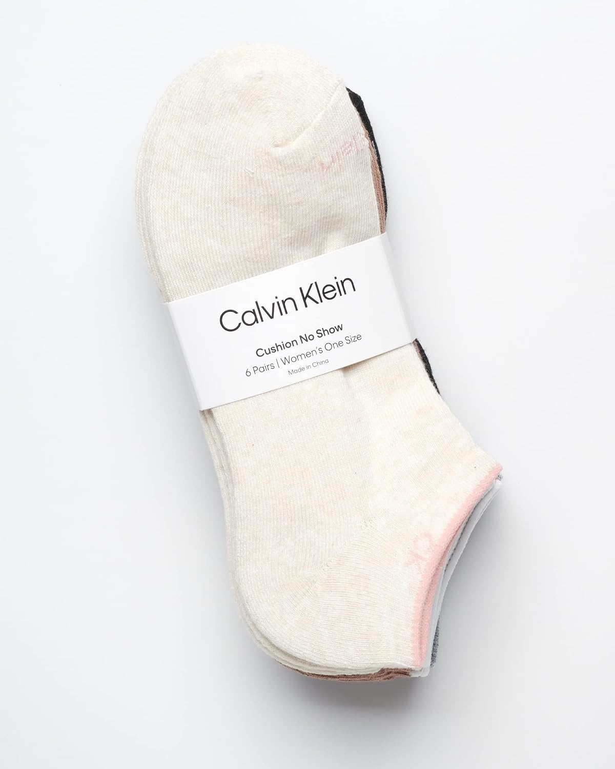 image:imageCalvin Klein Womens No Show Socks 6 Pack Breathable Cotton Blend Athletic Performance Low Cut Running Socks for WomenNeutral Assorted