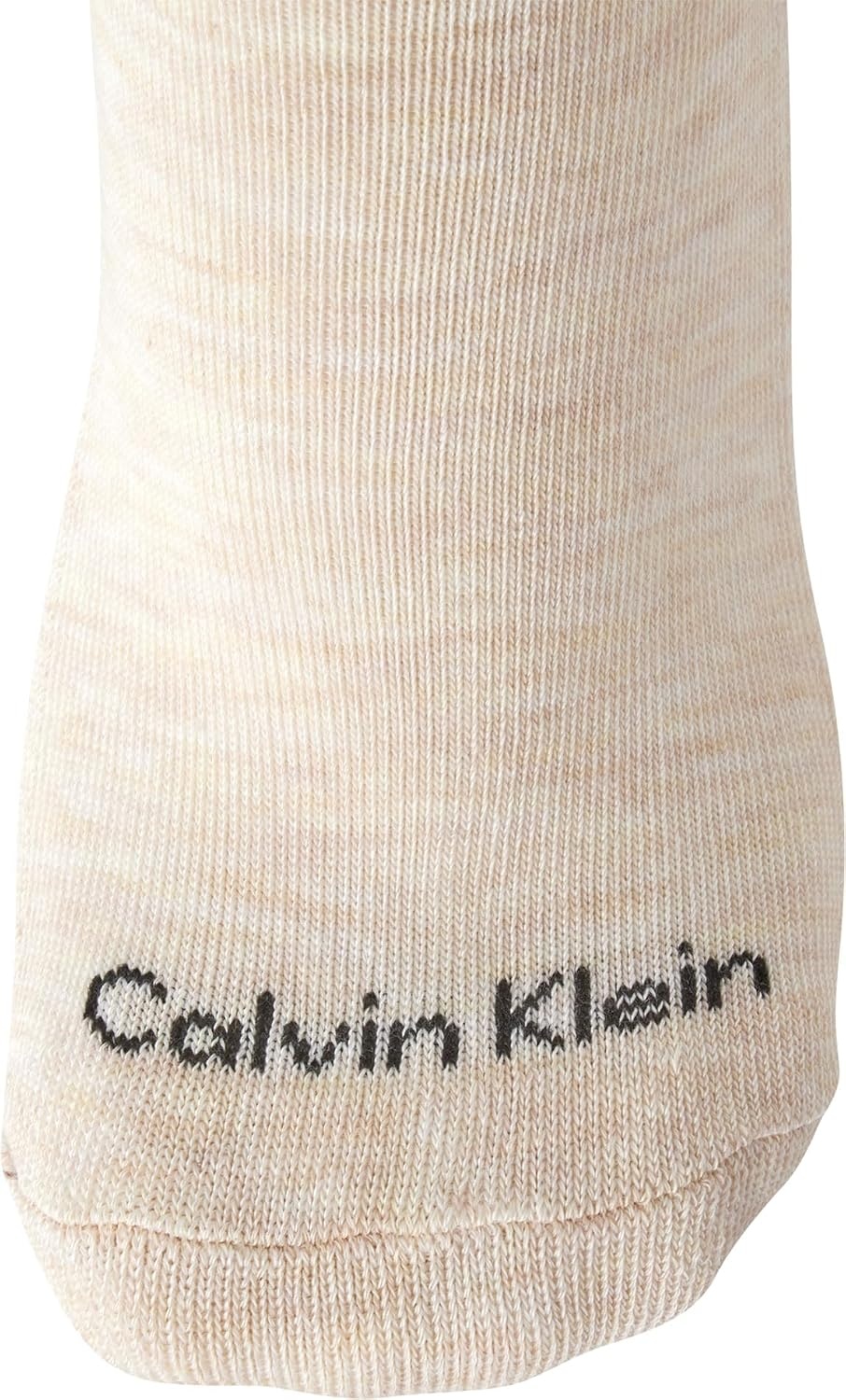 image:imageCalvin Klein Womens No Show Socks 6 Pack Breathable Cotton Blend Athletic Performance Low Cut Running Socks for WomenOatmeal Heather