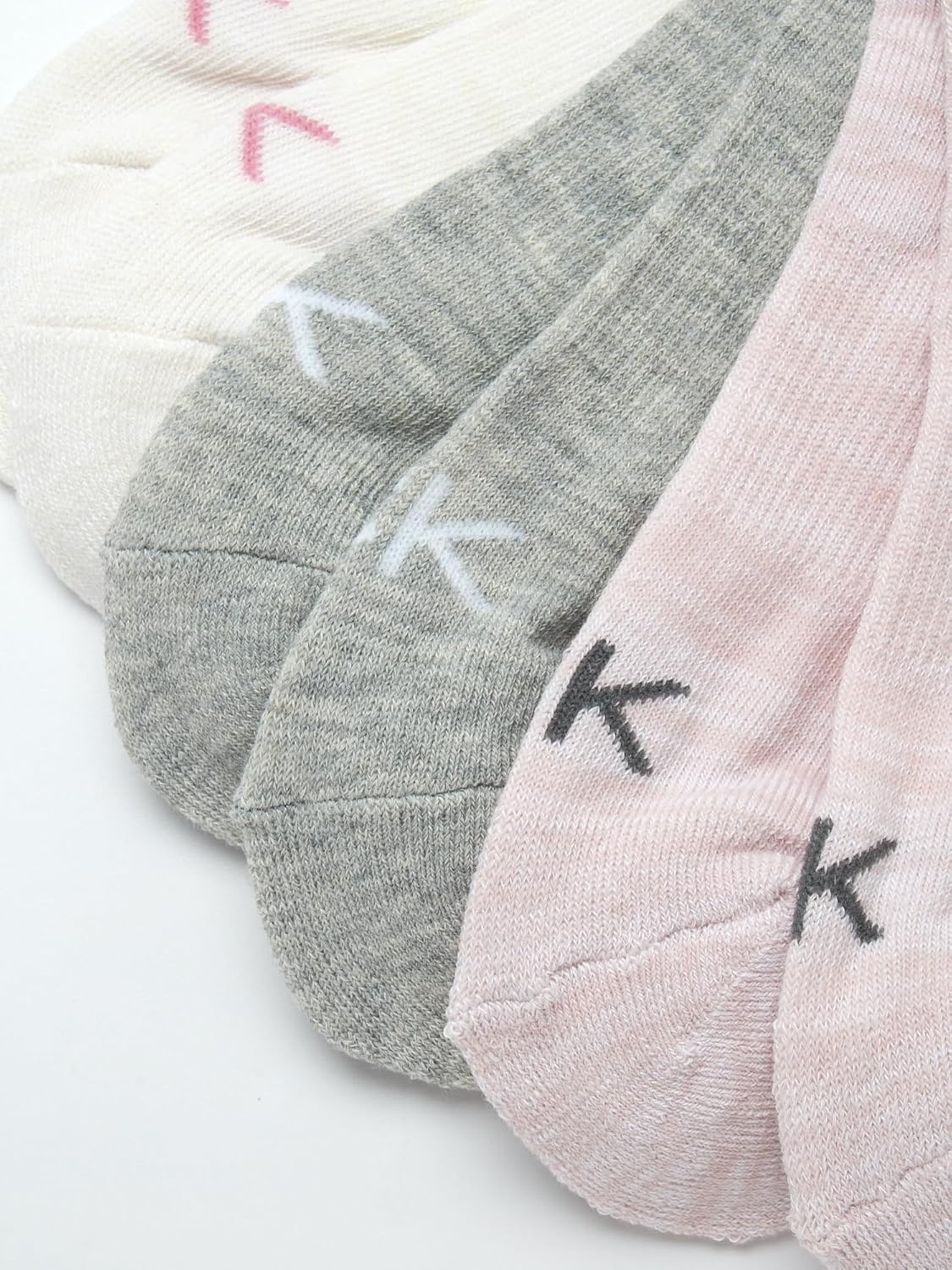 image:imageCalvin Klein Womens No Show Socks 6 Pack Breathable Cotton Blend Athletic Performance Low Cut Running Socks for WomenPinkGrey