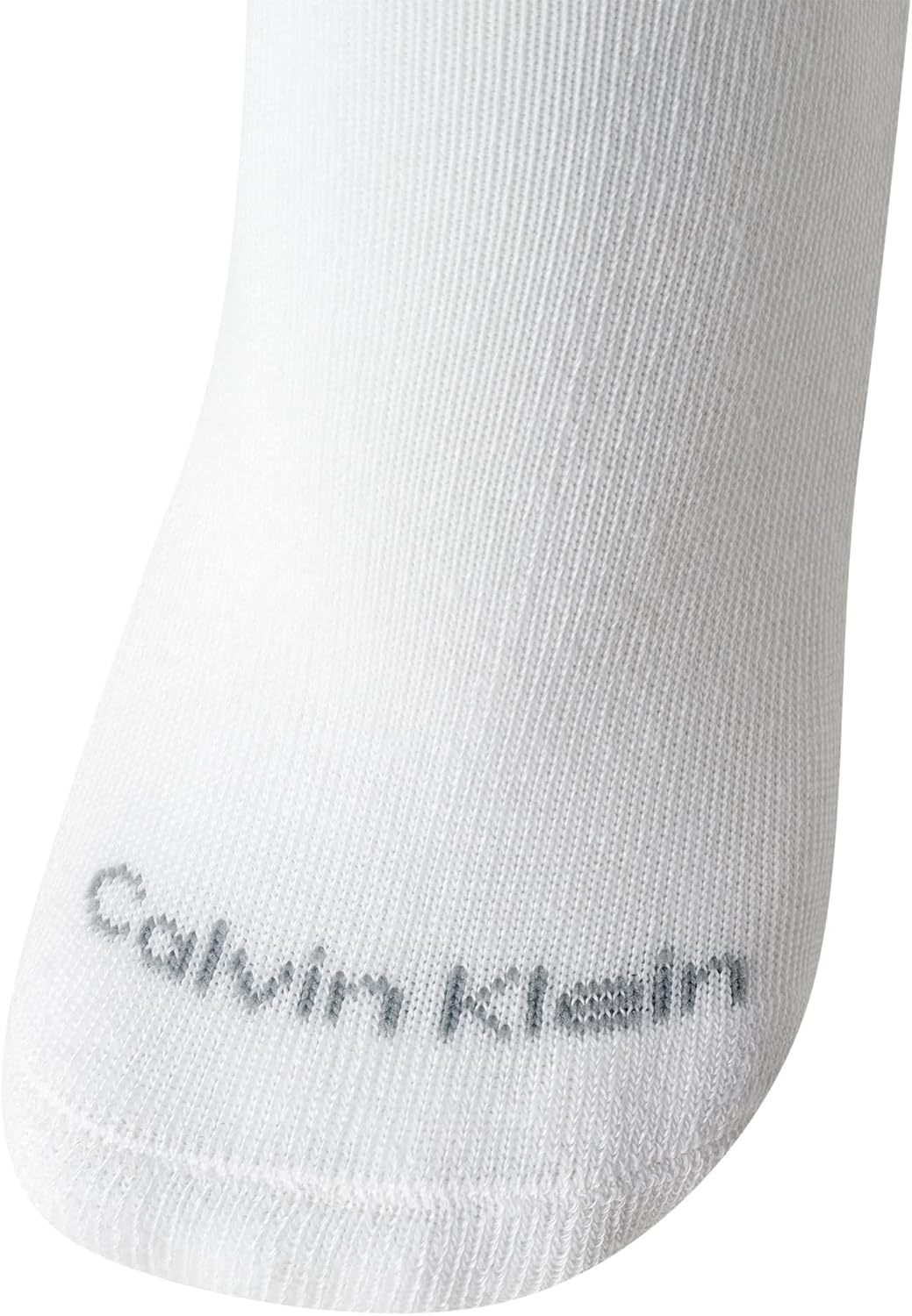 image:imageCalvin Klein Womens No Show Socks 6 Pack Breathable Cotton Blend Athletic Performance Low Cut Running Socks for WomenWhite