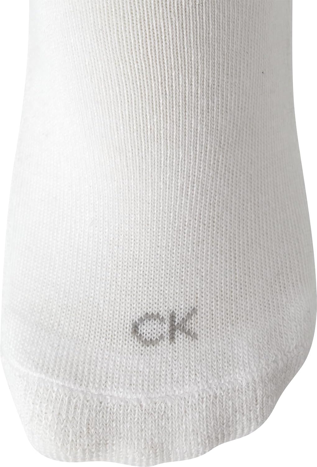 image:imageCalvin Klein Womens No Show Socks 6 Pack Lightweight Cotton Blend Invisible No Slip Sneaker Liners Athletic Socks for WomenAll White