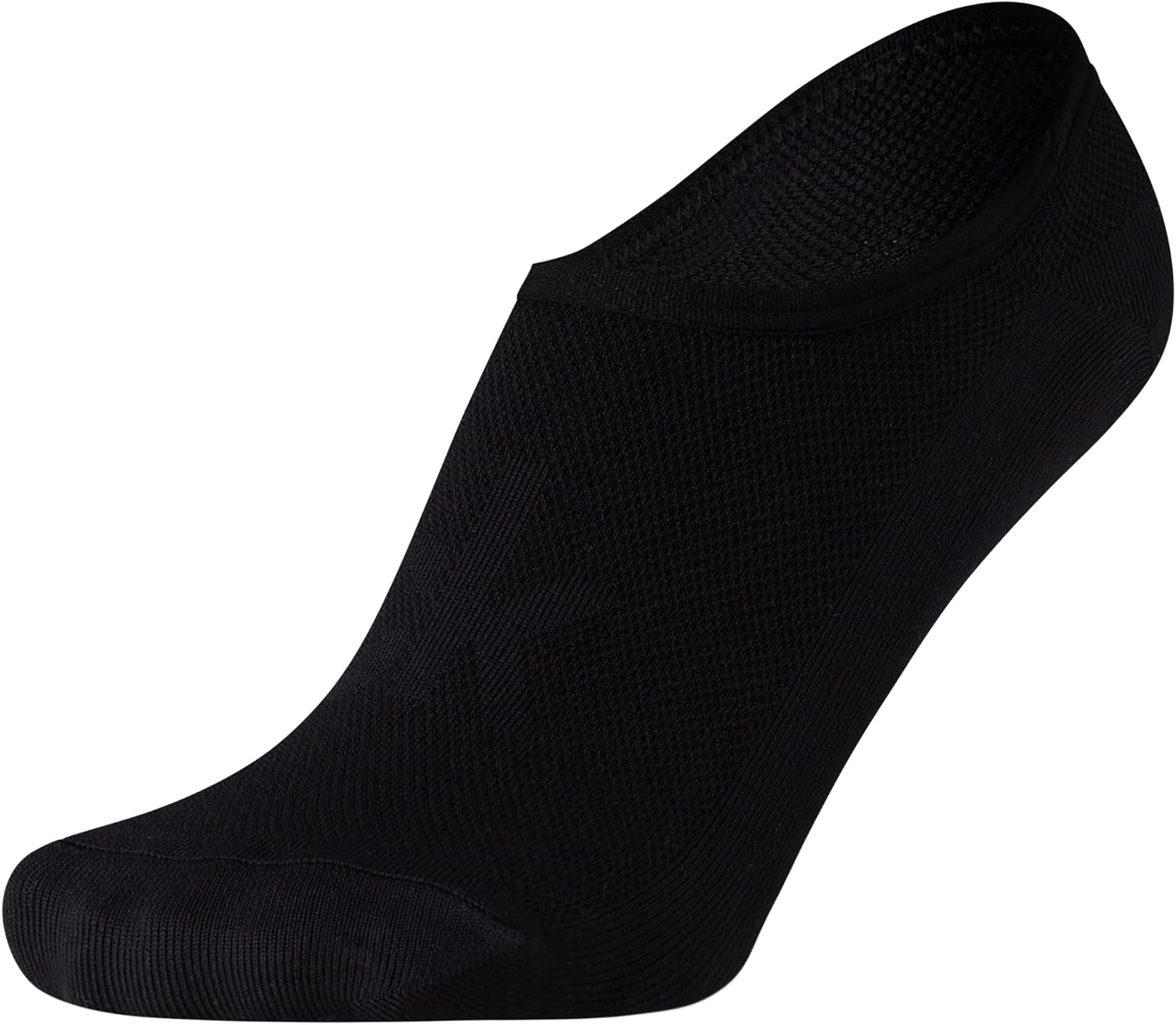 image:imageCalvin Klein Womens No Show Socks 6 Pack Non Slip Heel Lightweight Cotton Blend Invisible Liner Socks for WomenAll Black