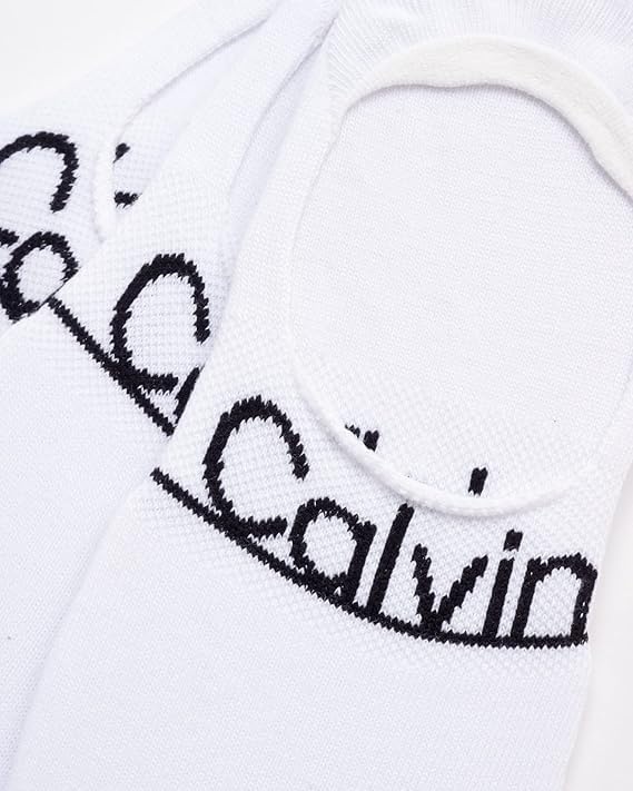 image:imageCalvin Klein Womens No Show Socks 6 Pack Non Slip Heel Lightweight Cotton Blend Invisible Liner Socks for WomenClassic White