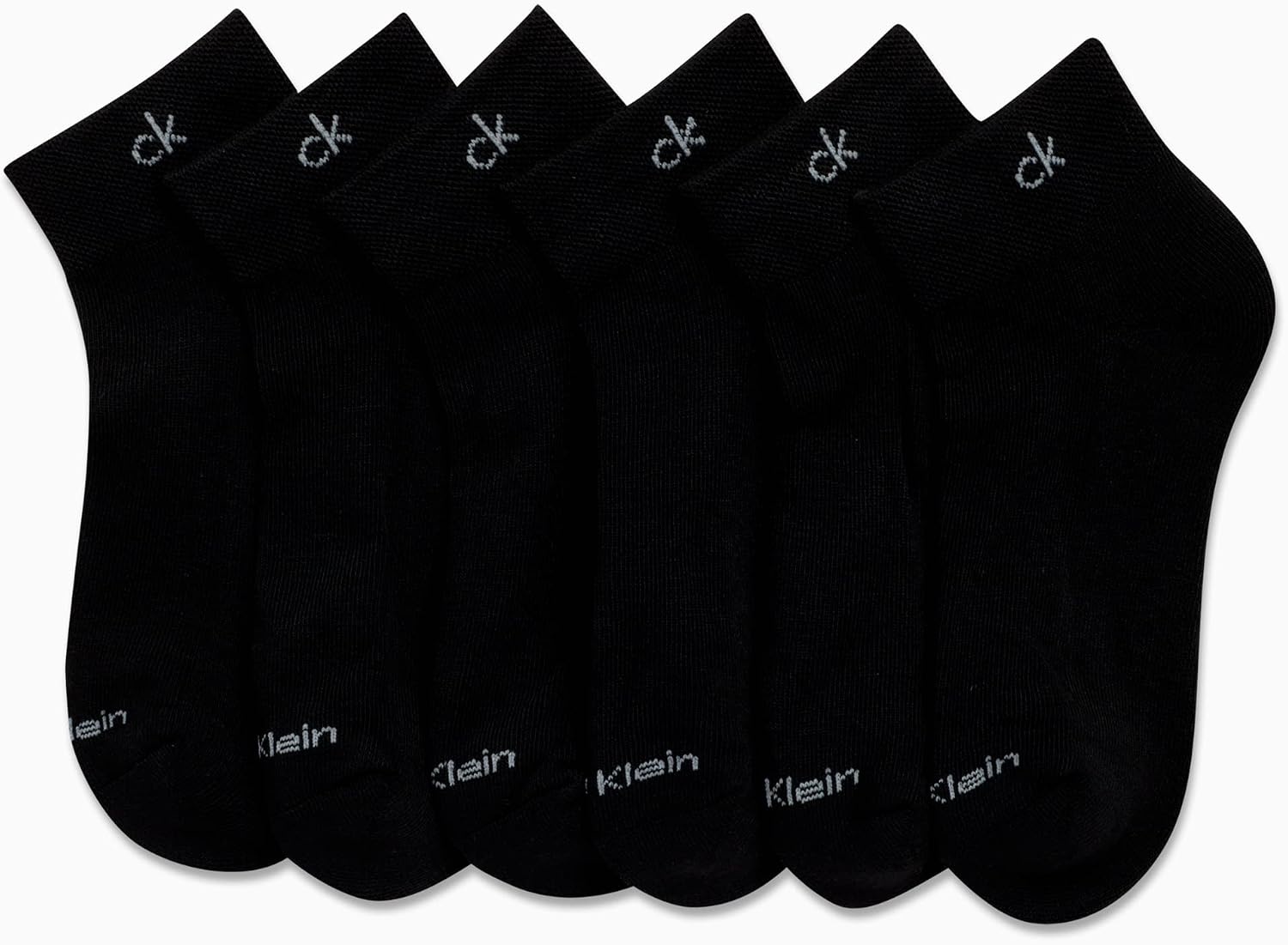 image:imageCalvin Klein Womens Quarter Socks 12 Pack Breathable Cushioned Athletic Ankle Socks for Women for Running and WorkoutBlack