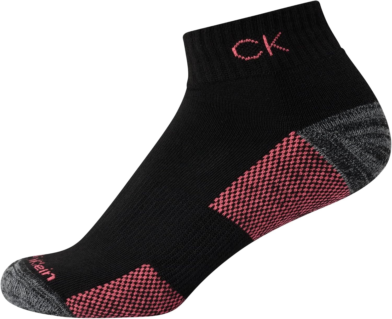 image:imageCalvin Klein Womens Quarter Socks 12 Pack Breathable Cushioned Athletic Ankle Socks for Women for Running and WorkoutBlack Ck