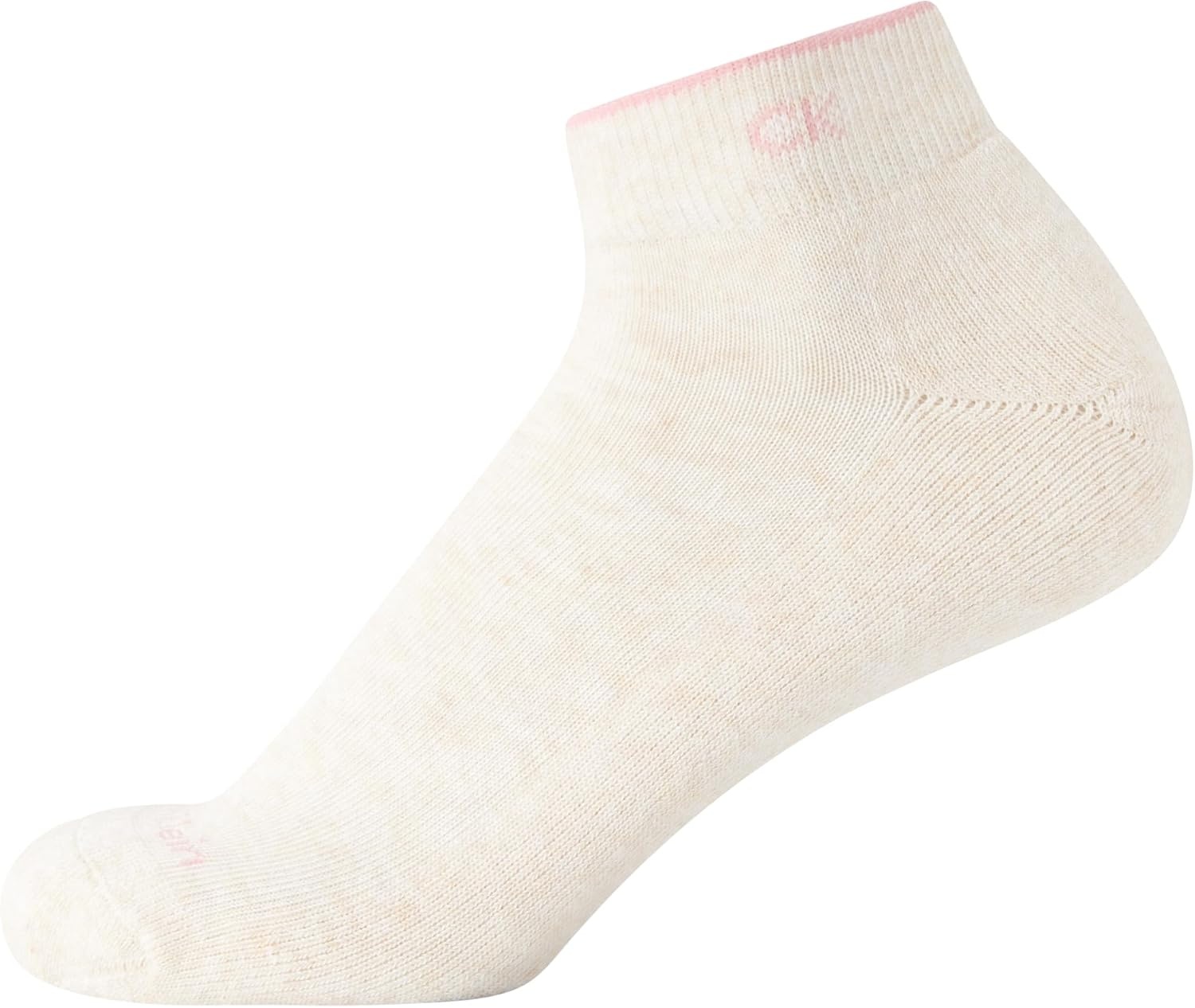 image:imageCalvin Klein Womens Quarter Socks 12 Pack Breathable Cushioned Athletic Ankle Socks for Women for Running and WorkoutOatmeal Heather