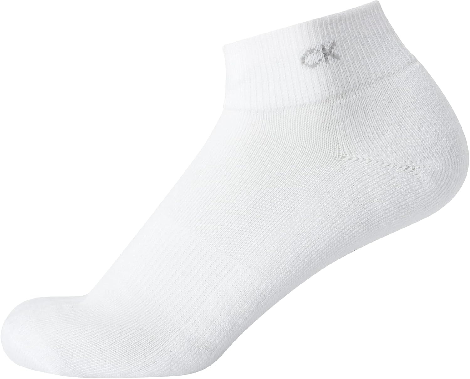 image:imageCalvin Klein Womens Quarter Socks 12 Pack Breathable Cushioned Athletic Ankle Socks for Women for Running and WorkoutPure White
