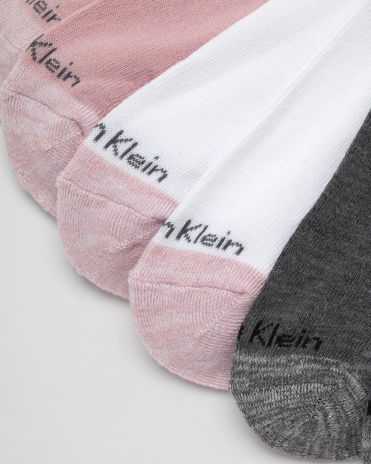 image:imageCalvin Klein Womens Quarter Socks 12 Pack Soft Cushioned Athletic Ankle Socks for Women for Running and WorkoutHeather Grey