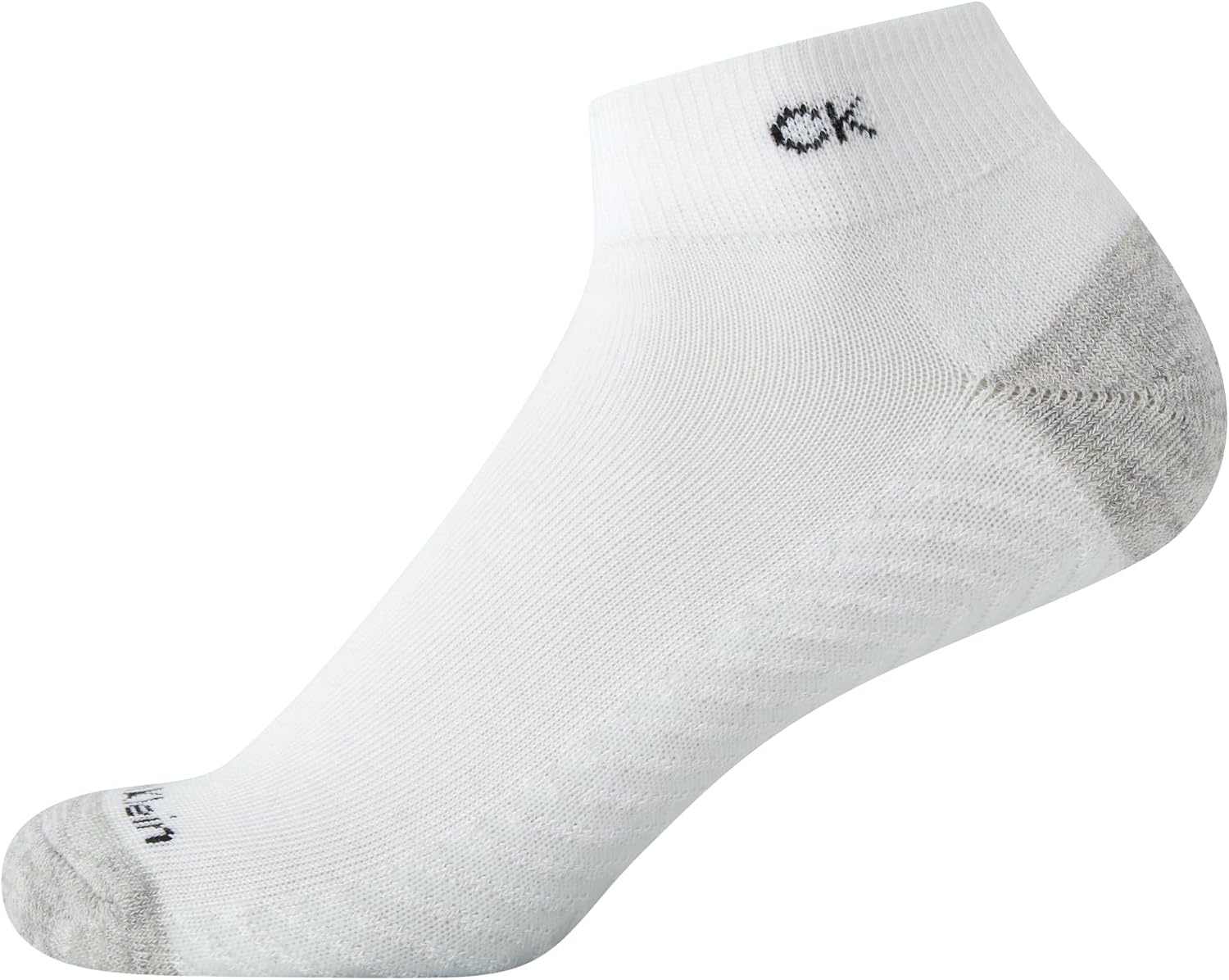 image:imageCalvin Klein Womens Quarter Socks 12 Pack Soft Cushioned Athletic Ankle Socks for Women for Running and WorkoutWhite Grey