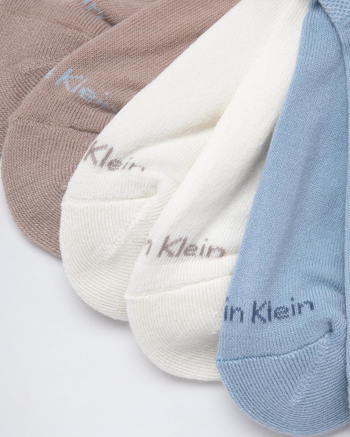 image:imageCalvin Klein Womens Quarter Socks 12 Pack Soft Cushioned Athletic Performance Quarter Length Ankle Socks for WomenBlue Beige Multi