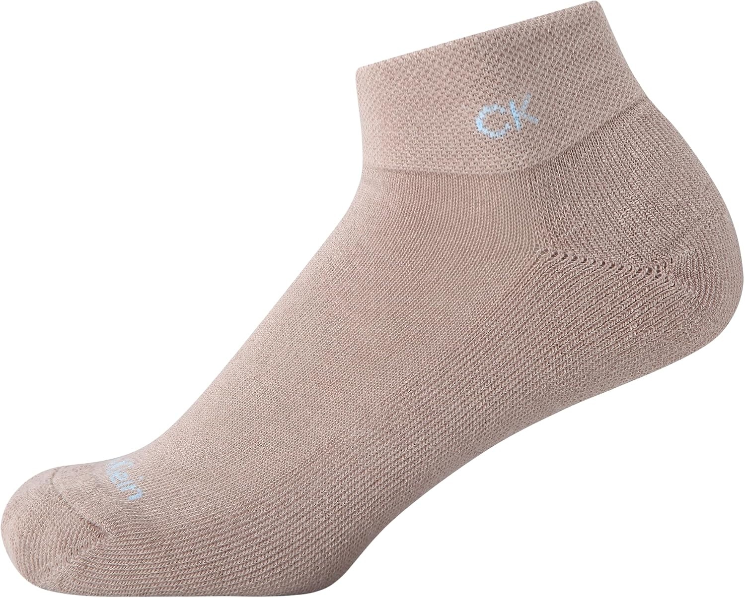 image:imageCalvin Klein Womens Quarter Socks 12 Pack Soft Cushioned Athletic Performance Quarter Length Ankle Socks for WomenBlue Beige Multi