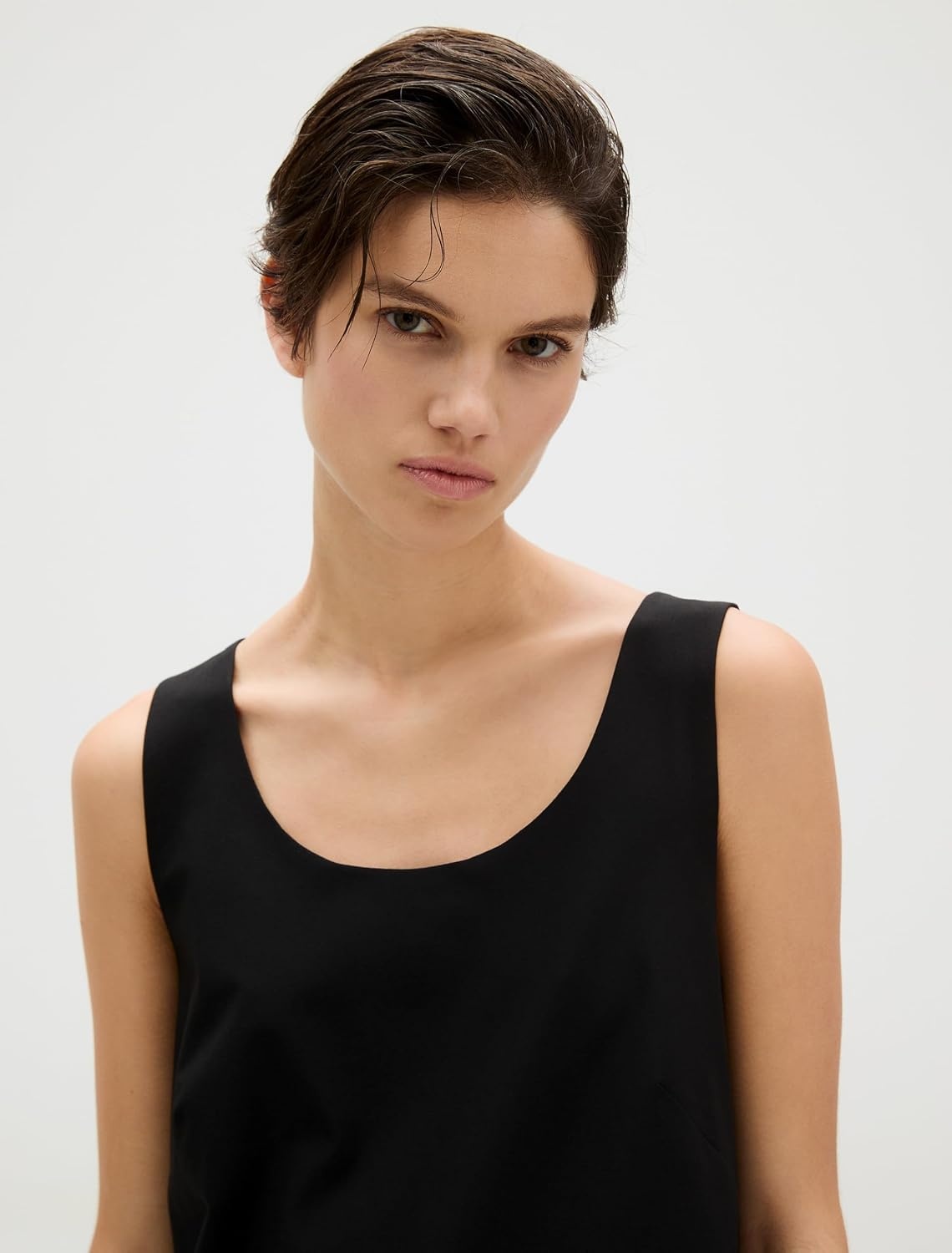 image:imageCalvin Klein Womens Refined Stretch Mini DressBlack