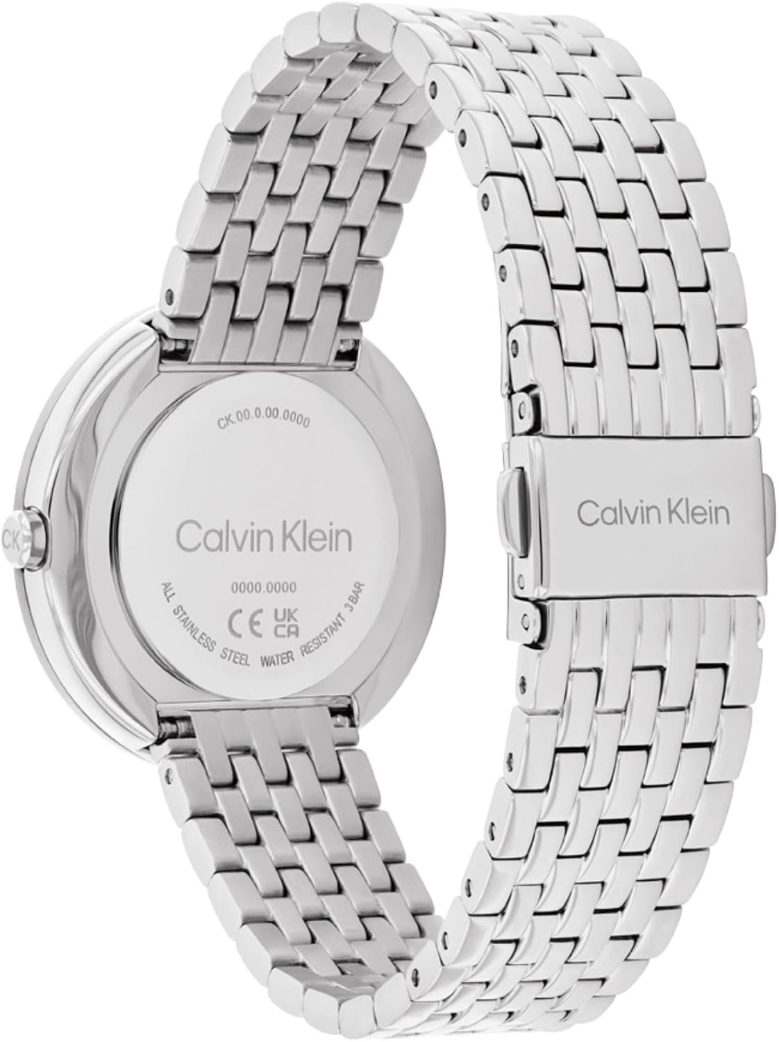 image:imageCalvin Klein Womens Twisted Bezel 34mm 2H Quartz Watch Stainless Steel Bracelet Water Resistance 30 Meters Minimalistic Style Premium Fashion Gift for HerBlue