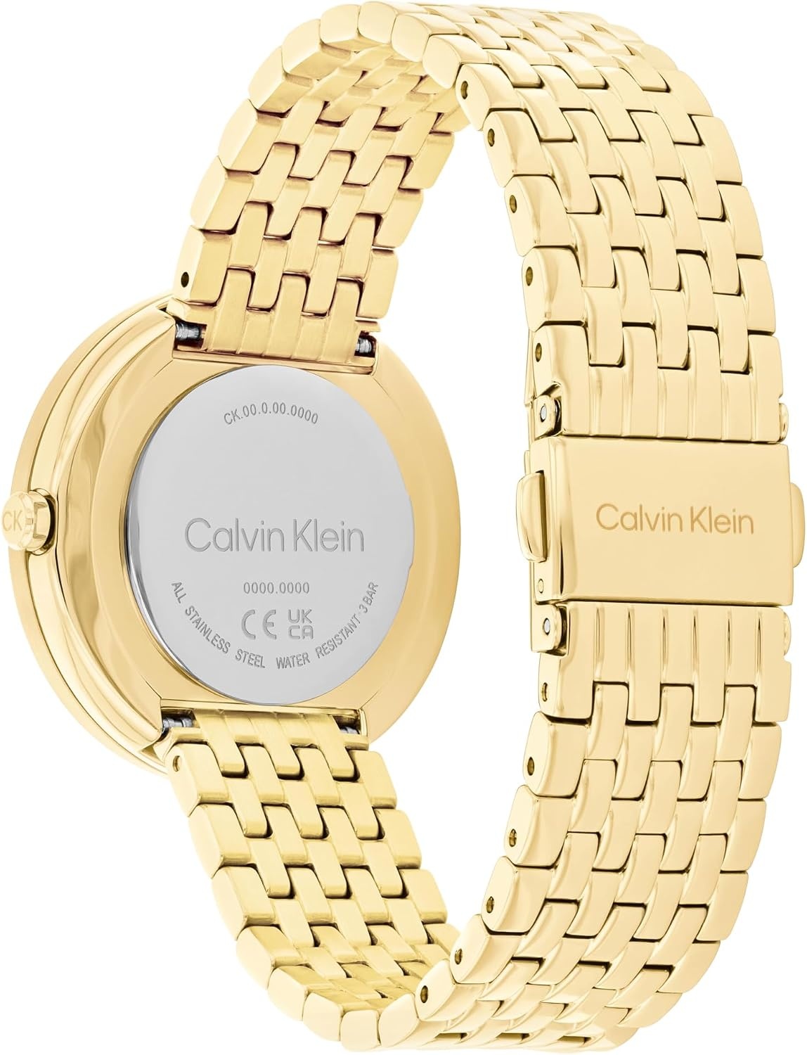 image:imageCalvin Klein Womens Twisted Bezel 34mm 2H Quartz Watch Stainless Steel Bracelet Water Resistance 30 Meters Minimalistic Style Premium Fashion Gift for HerGreen