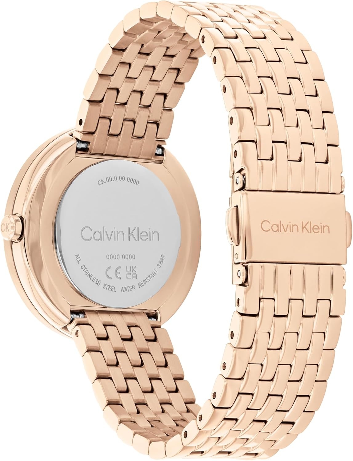 image:imageCalvin Klein Womens Twisted Bezel 34mm 2H Quartz Watch Stainless Steel Bracelet Water Resistance 30 Meters Minimalistic Style Premium Fashion Gift for HerMauve