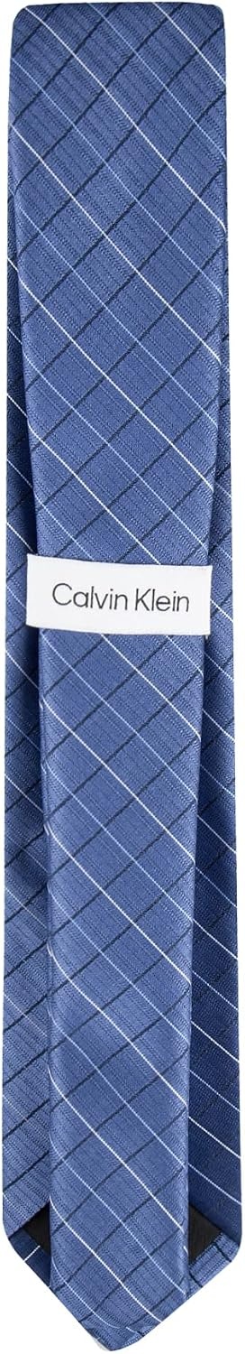 image:imageCalvin Klein boys Solid and Pattern Ties Big BoysNavy Grid