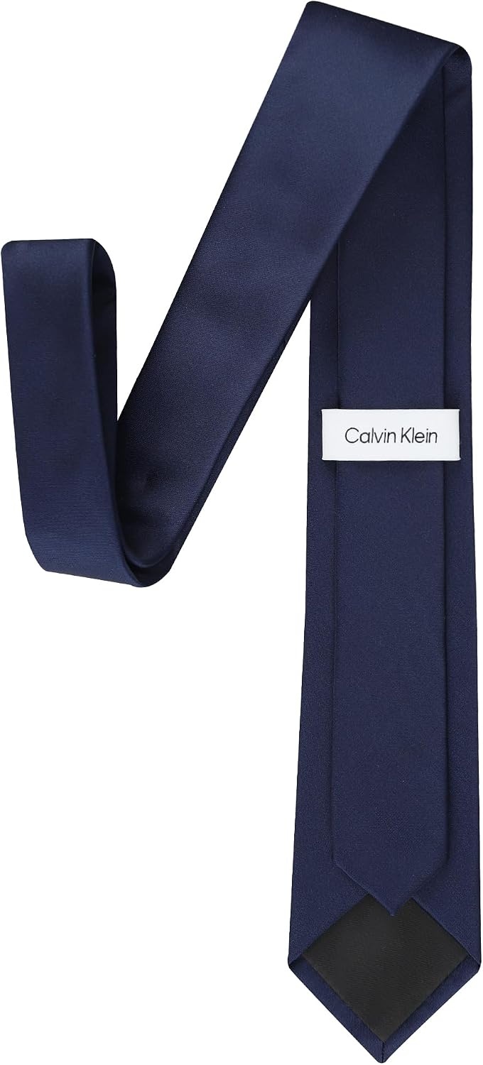 image:imageCalvin Klein boys Solid and Pattern Ties Big BoysNavy Solid