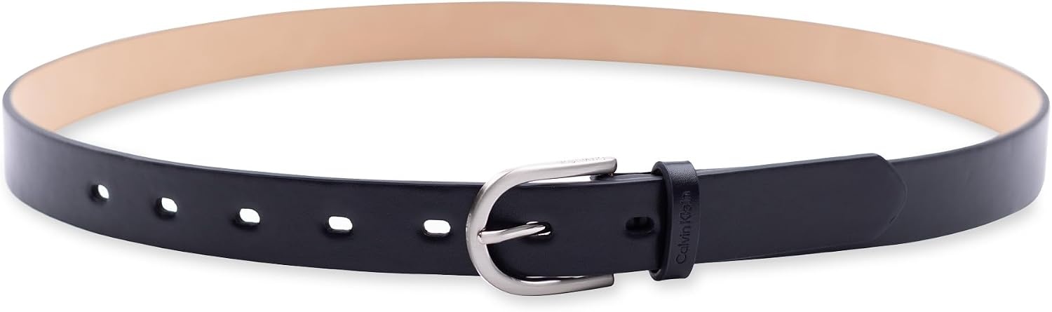 image:imageCalvin Klein womens Casual Slim Width Fashion Belt for Jeans Trousers and DressesBlack