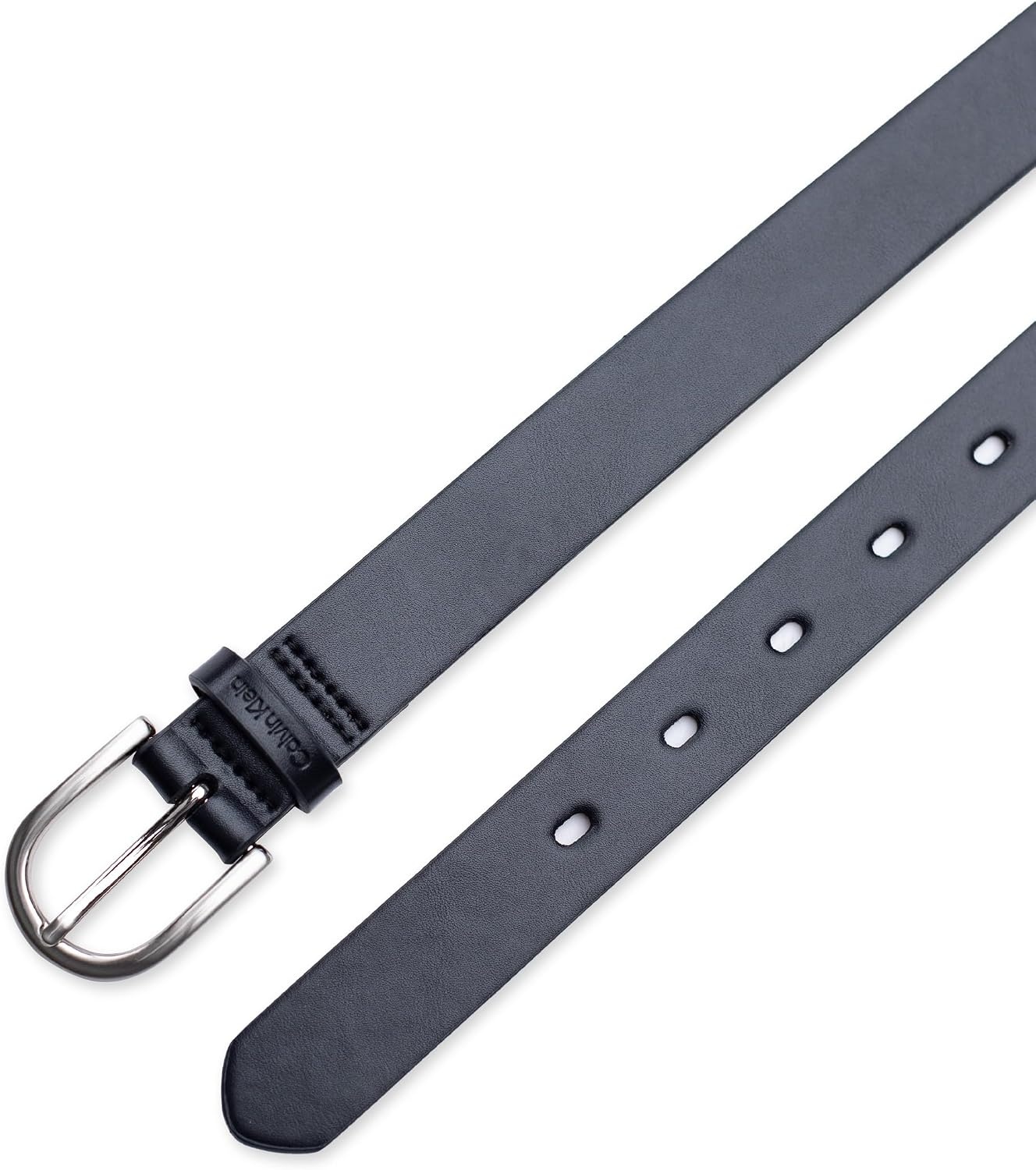 image:imageCalvin Klein womens Casual Slim Width Fashion Belt for Jeans Trousers and DressesBlack