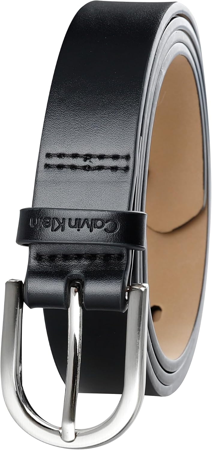 image:imageCalvin Klein womens Casual Slim Width Fashion Belt for Jeans Trousers and DressesBlack