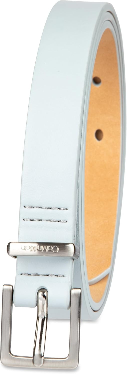 image:imageCalvin Klein womens Casual Slim Width Fashion Belt for Jeans Trousers and DressesBlue