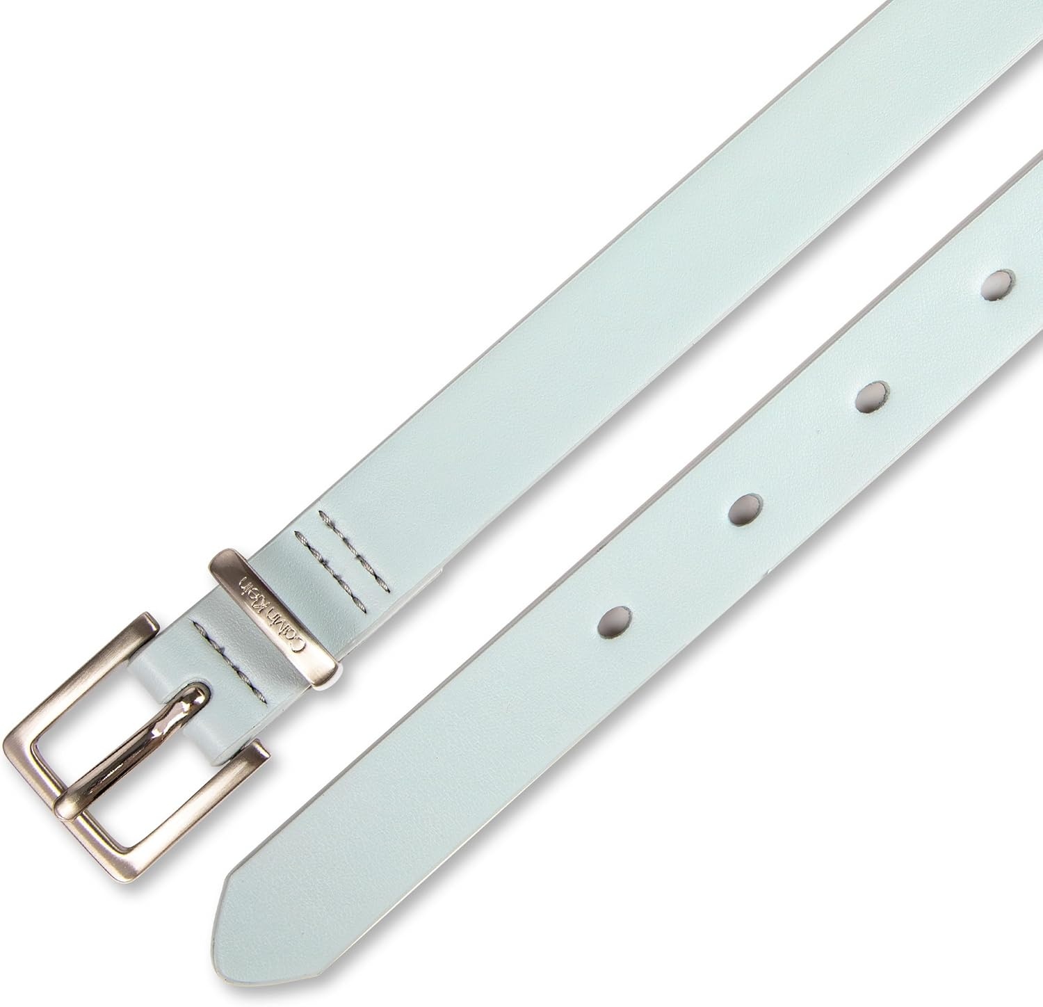 image:imageCalvin Klein womens Casual Slim Width Fashion Belt for Jeans Trousers and DressesBlue
