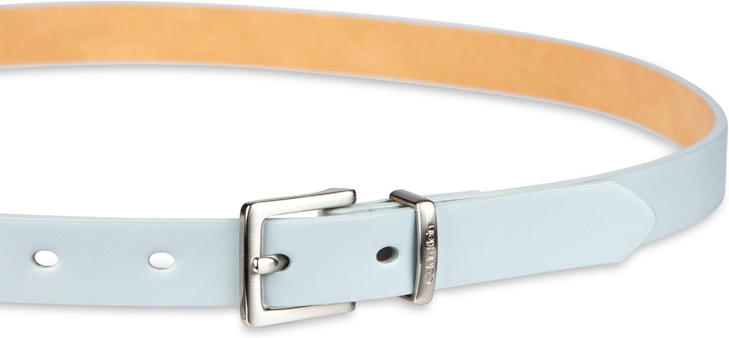 image:imageCalvin Klein womens Casual Slim Width Fashion Belt for Jeans Trousers and DressesBlue