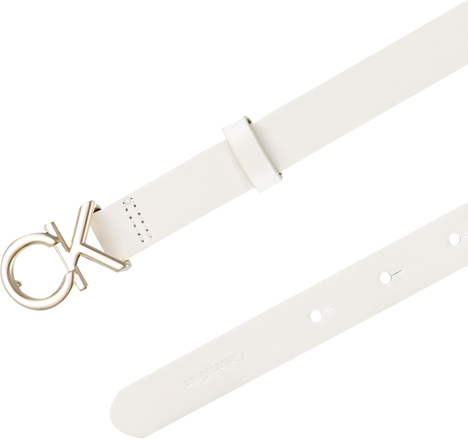 image:imageCalvin Klein womens Casual Slim Width Fashion Belt for Jeans Trousers and DressesBone