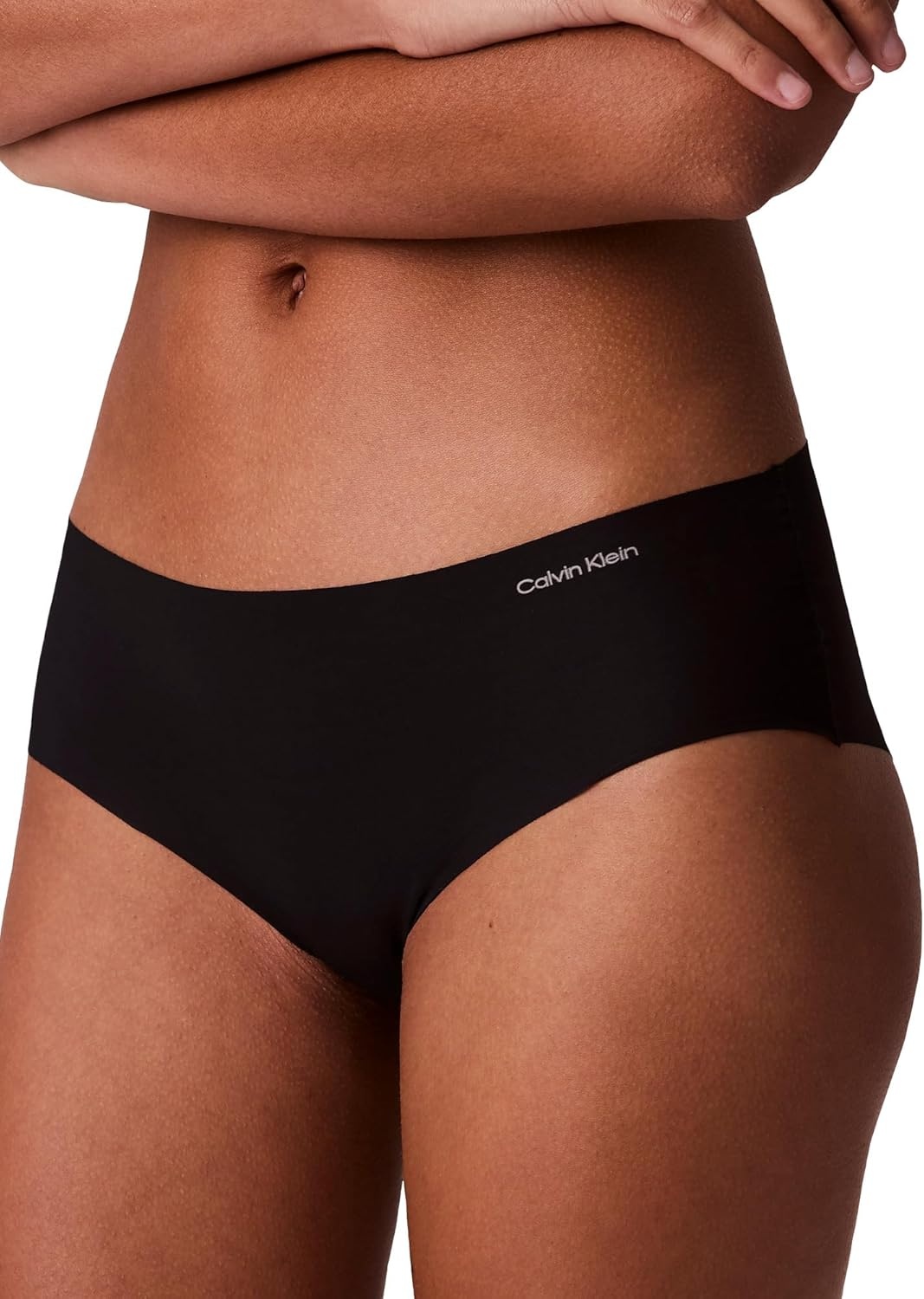 image:imageCalvin Klein womens Invisibles Seamless Hipster Panties MultipackBlackSpeakeasyWhite Light Caramel