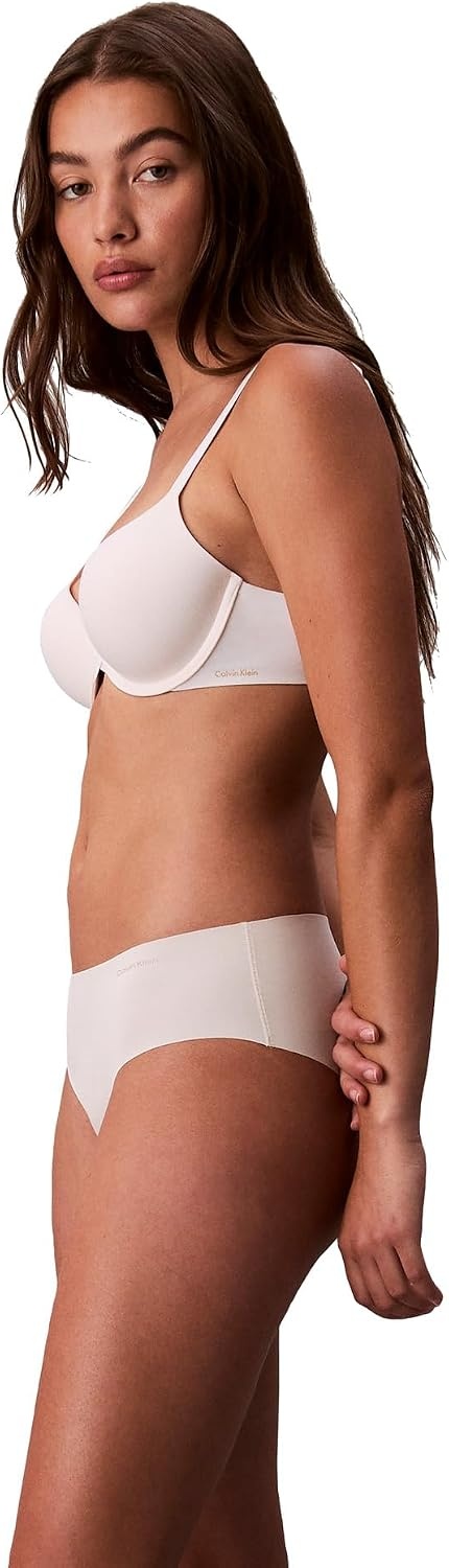 image:imageCalvin Klein womens Invisibles Seamless Hipster Panties MultipackCasual BlueSpeakeasyCedarIvoryBlack