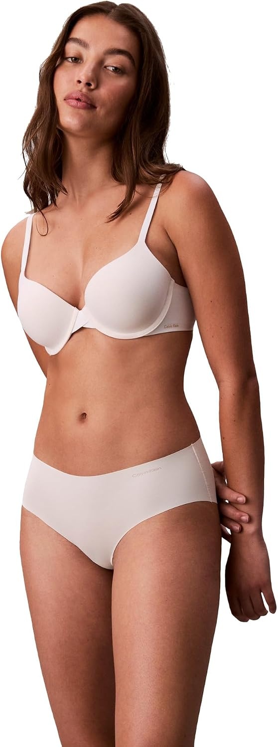 image:imageCalvin Klein womens Invisibles Seamless Hipster Panties MultipackCasual BlueSpeakeasyCedarIvoryBlack