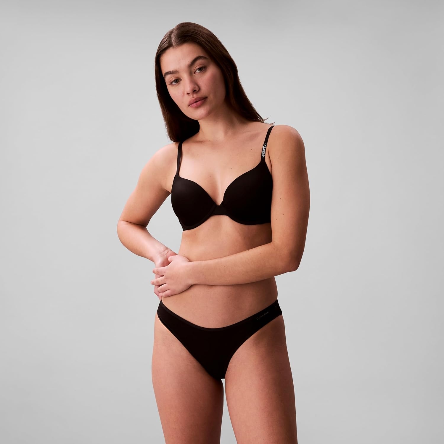 image:imagePure Micro Lightly Lined Demi Bra 2 PackBlackCedar