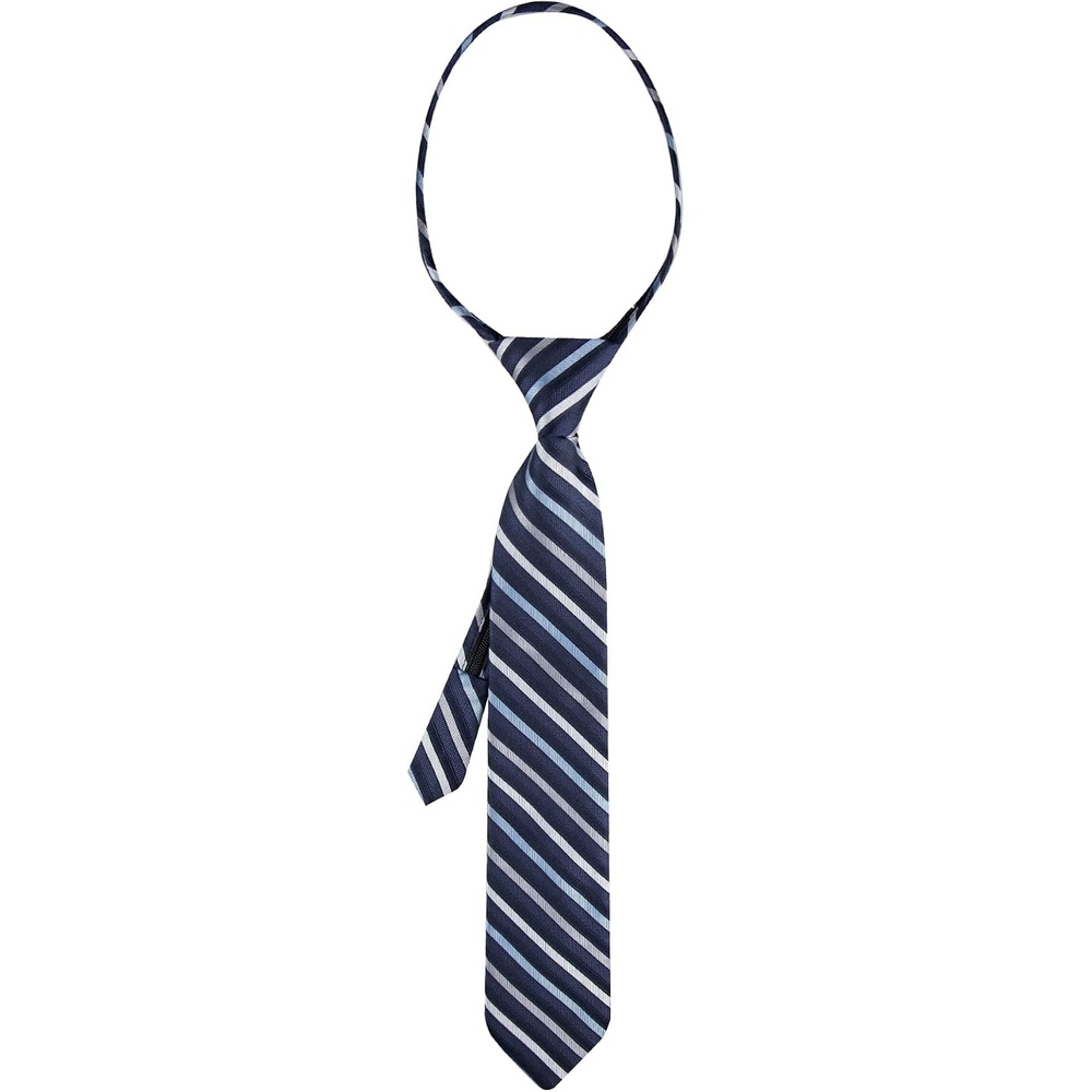 image:imageCalvin Klein Boys Gemstone Stripe Zip TieNavy Stripe Zip