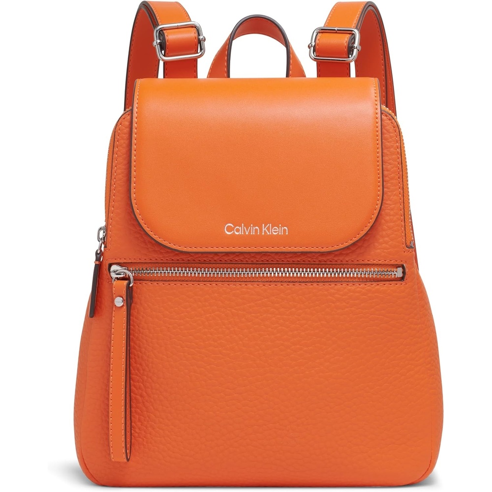 image:imageCalvin Klein Elaine Bubble Lamb Novelty Key Item Flap BackpackMandarin