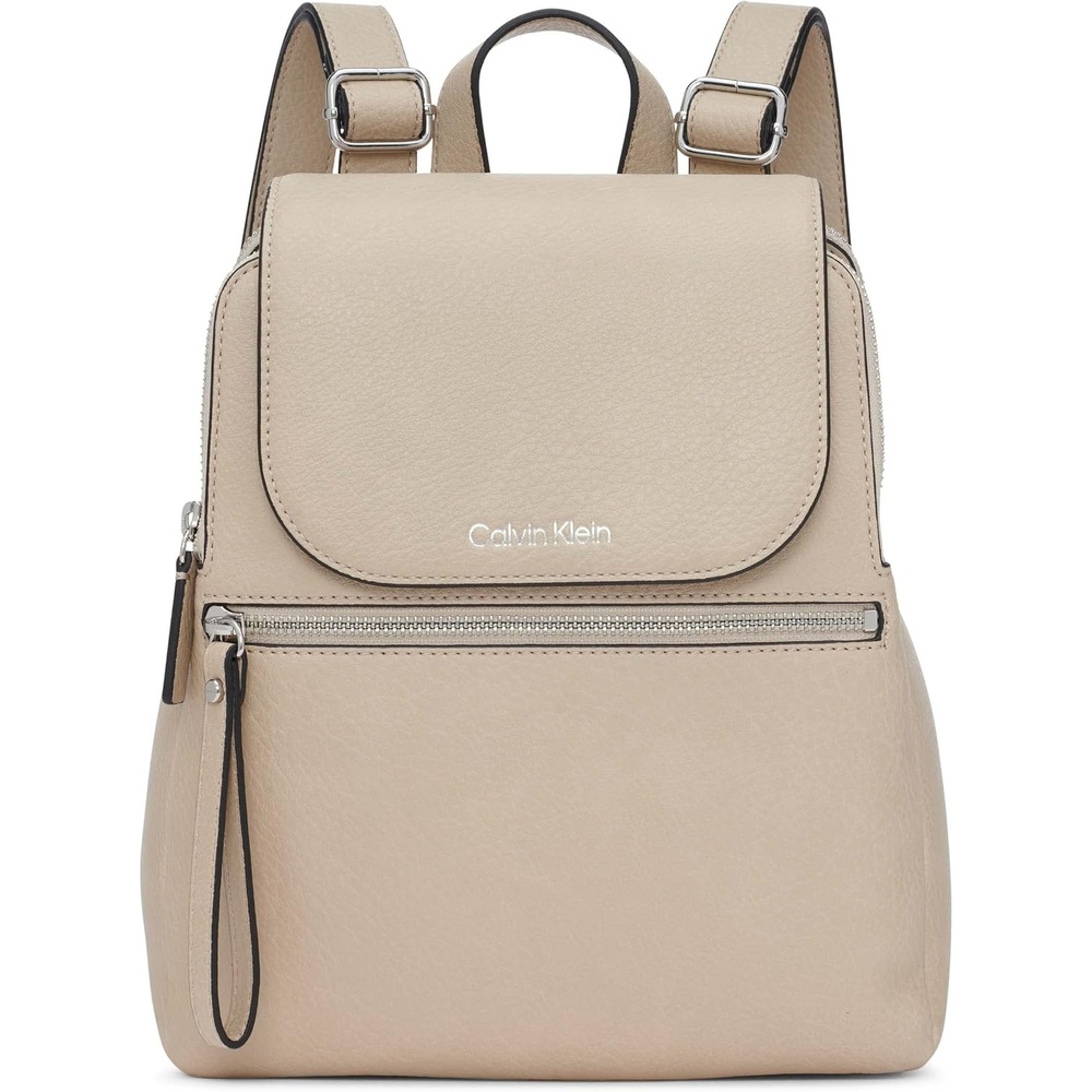 image:imageCalvin Klein Elaine Bubble Lamb Novelty Key Item Flap BackpackMushroom