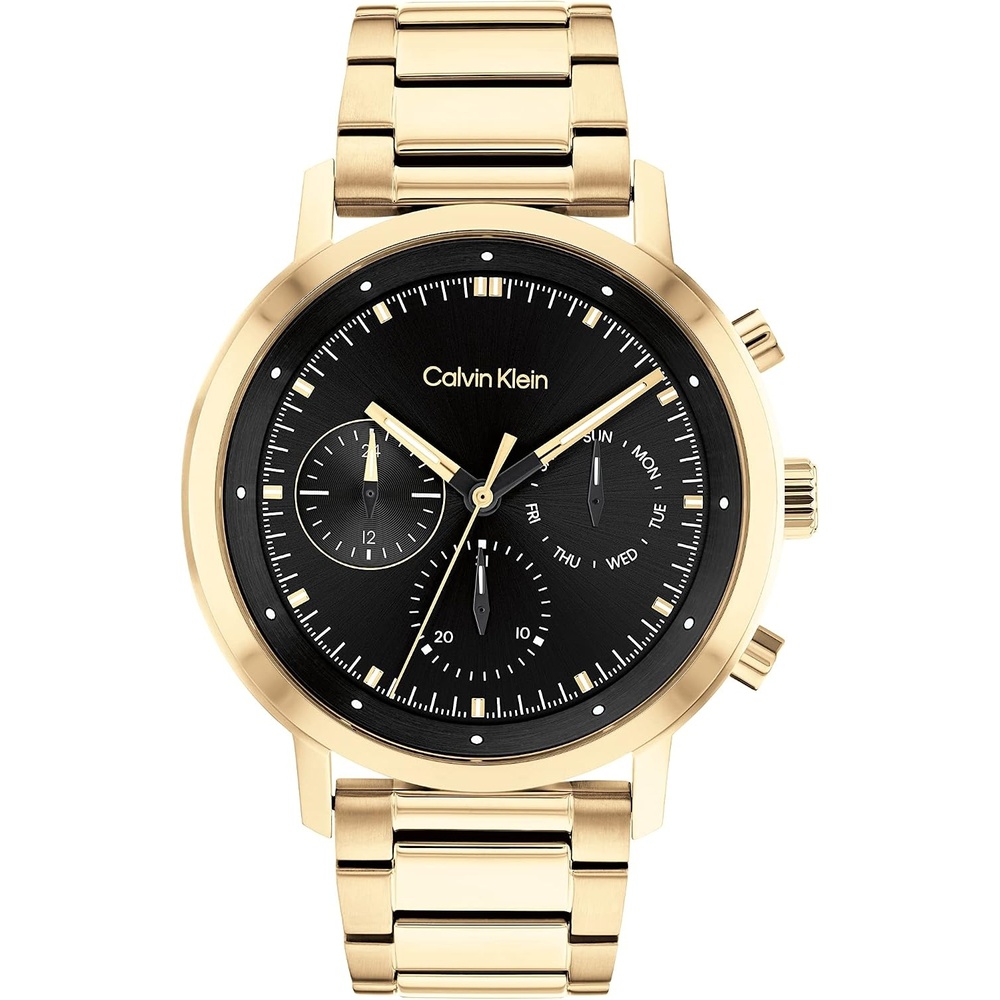 image:imageCalvin Klein Gauge Mens Multifunction Watch  Stainless Steel Case and Mesh Bracelet  Water Resistant to 5ATM50 Meters  Premium Fashion Timepiece for a Bold Look  44mmBlack