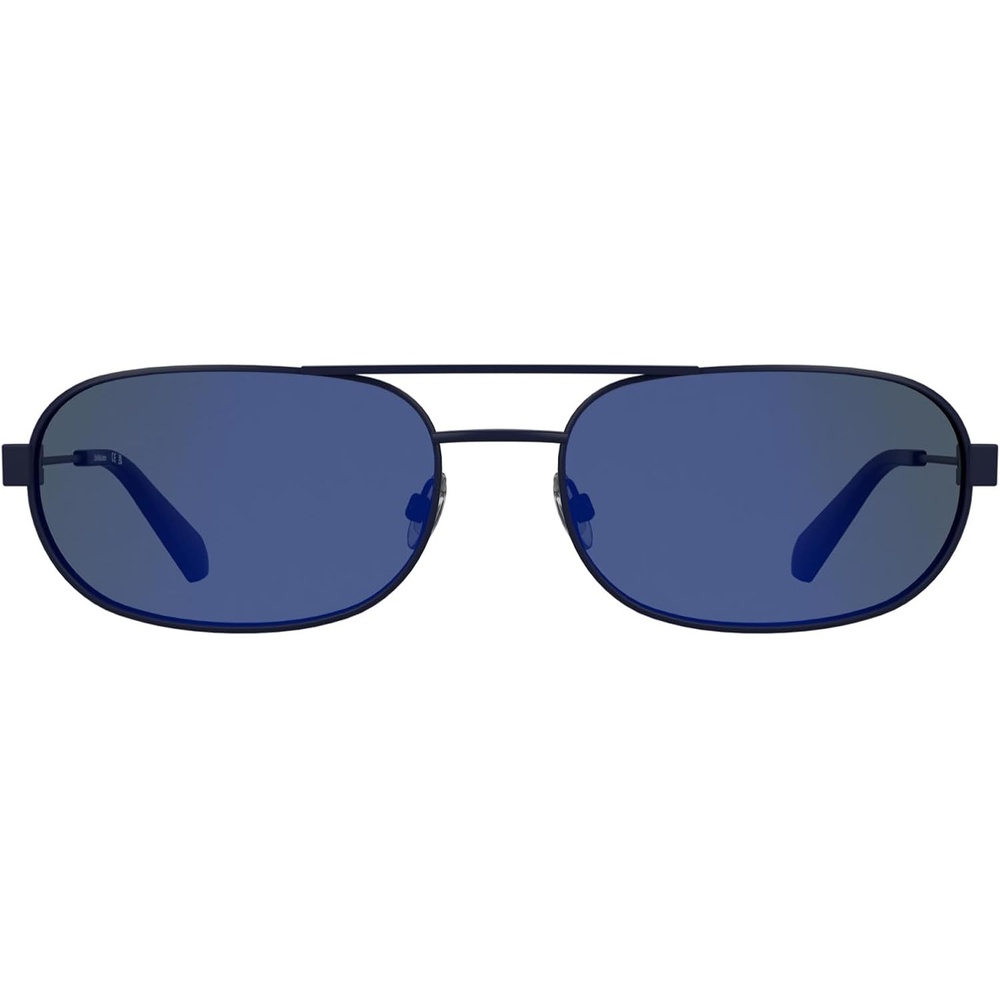 image:imageCalvin Klein Jeans Mens Sunglasses CKJ26202S  Matte Blue with Mirror Solid Blue Lens