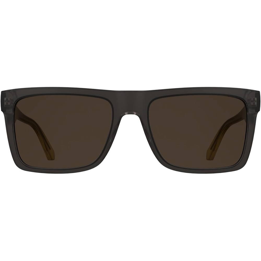 image:imageCalvin Klein Jeans Mens Sunglasses CKJ26601S  Matte Transparent Dark Brown with Solid Brown Lens