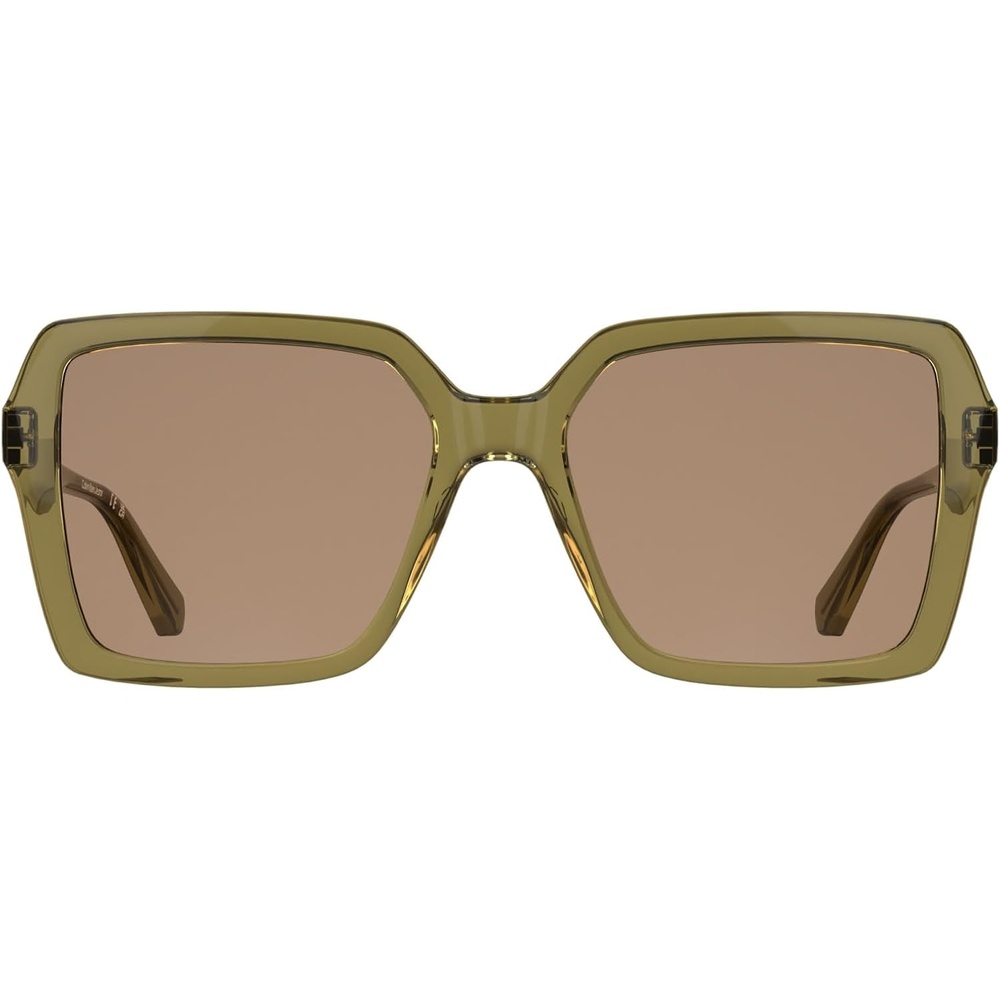 image:imageCalvin Klein Jeans Womens Sunglasses CKJ26602S  Transparent Honey with Solid Ochre Lens