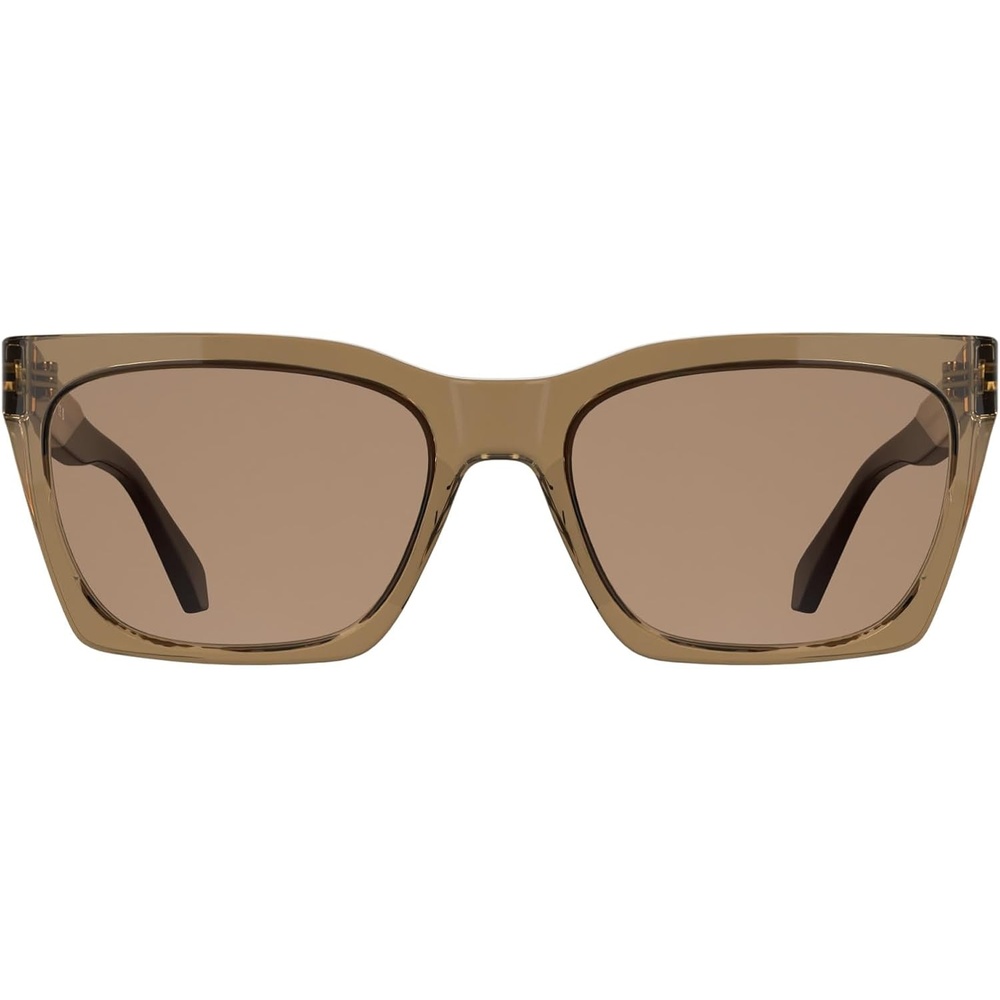 image:imageCalvin Klein Jeans Womens Sunglasses CKJ26606S  Transparent Amber with Solid Brown Lens