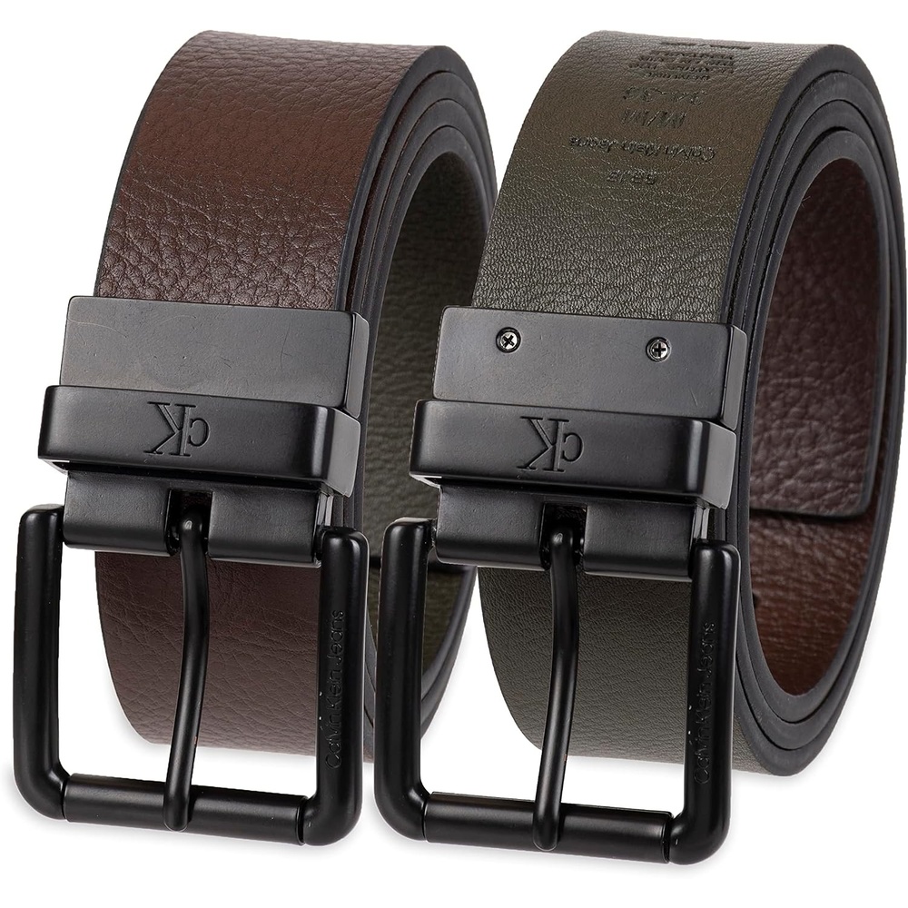 image:imageCalvin Klein Mens 2in1 Reversible BeltBrownOlive Jean